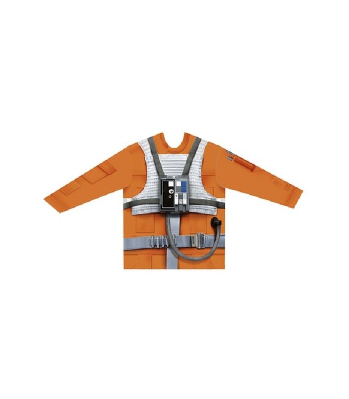 Camiseta manga larga hiperrealista Piloto X-Wing - Star Wars