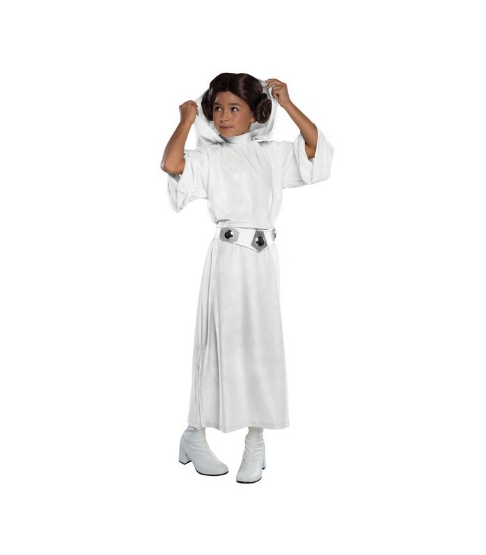 Disfraz infantil Princesa Leia con capucha Deluxe - Star Wars