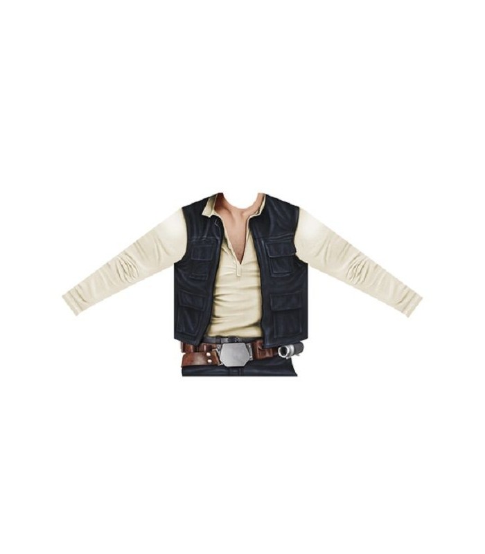 Camiseta manga larga hiperrealista para niño Han Solo - Star Wars