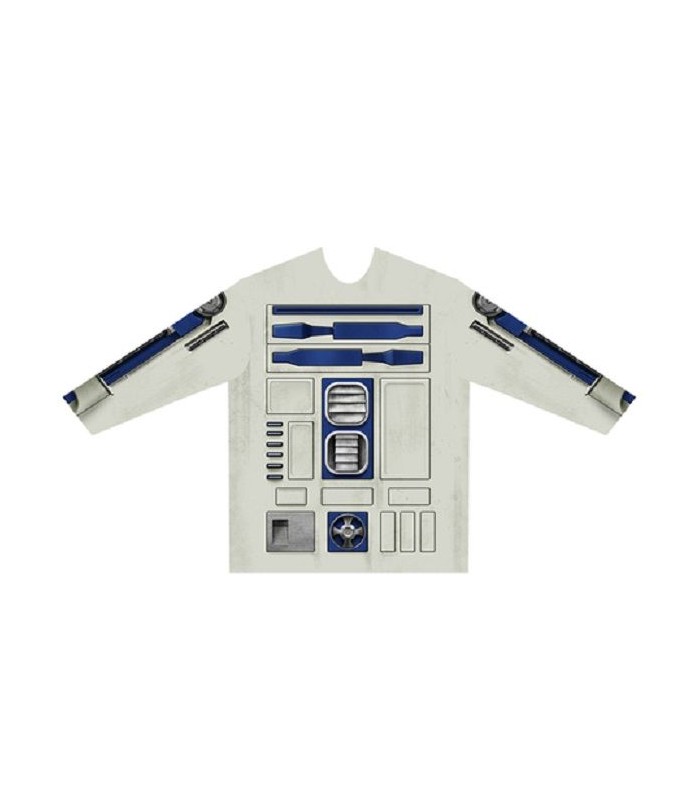 Camiseta manga larga hiperrealista para niño R2-D2 - Star Wars