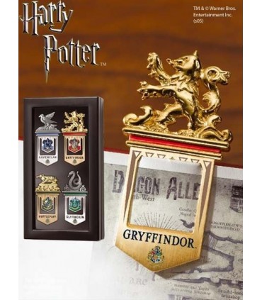 Puntos de Libro (marcapáginas) de Hogwarts - Set de 4