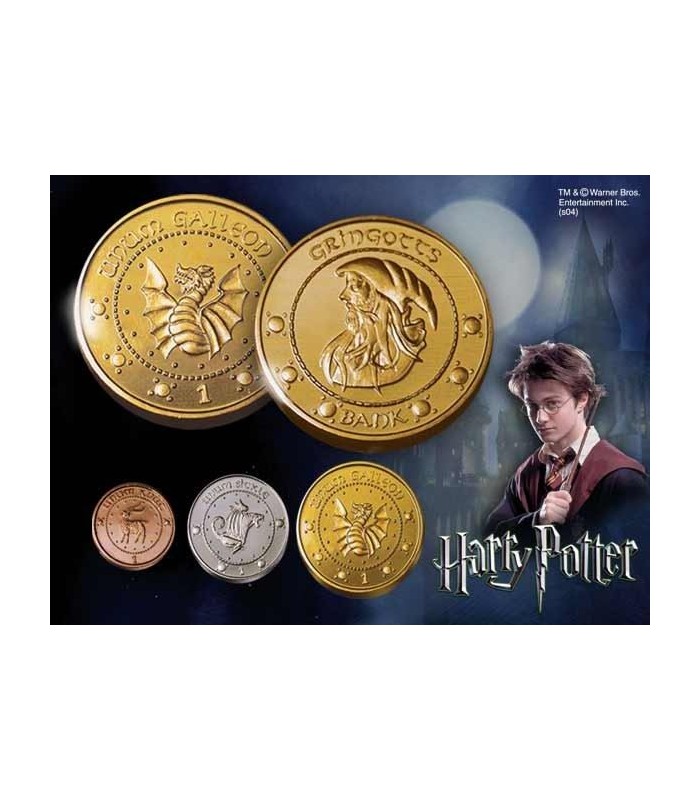Monedas de los Gnomos de Gringotts - Set de 3