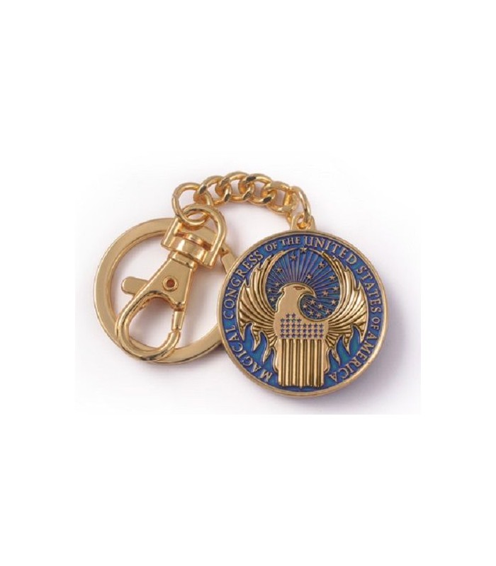 Llavero metálico escudo MACUSA - Animales Fantásticos