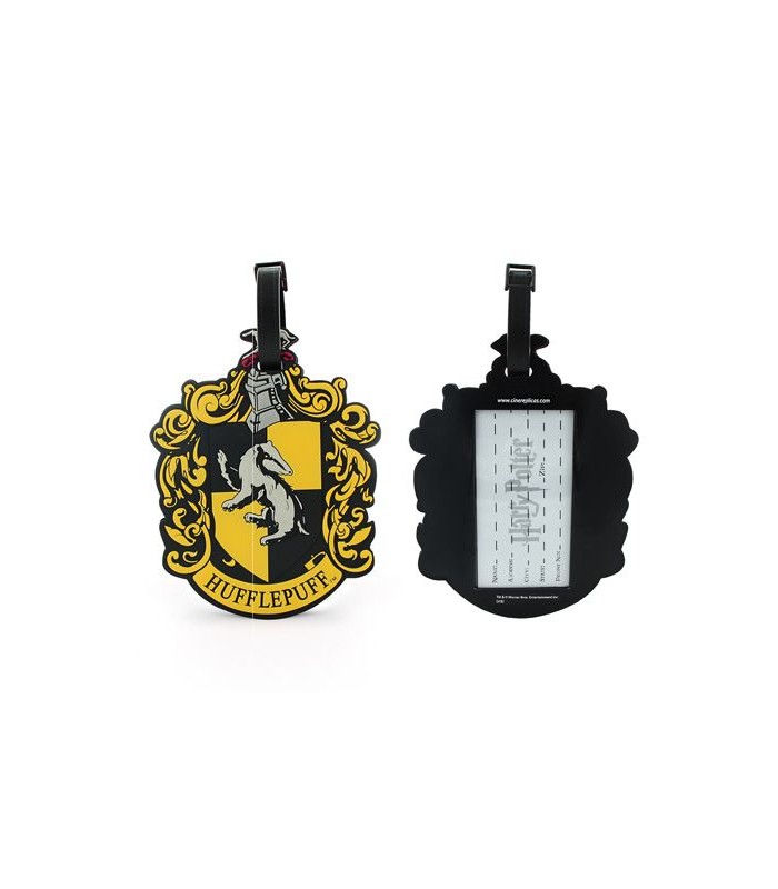 Etiqueta para equipaje Hufflepuff - Harry Potter