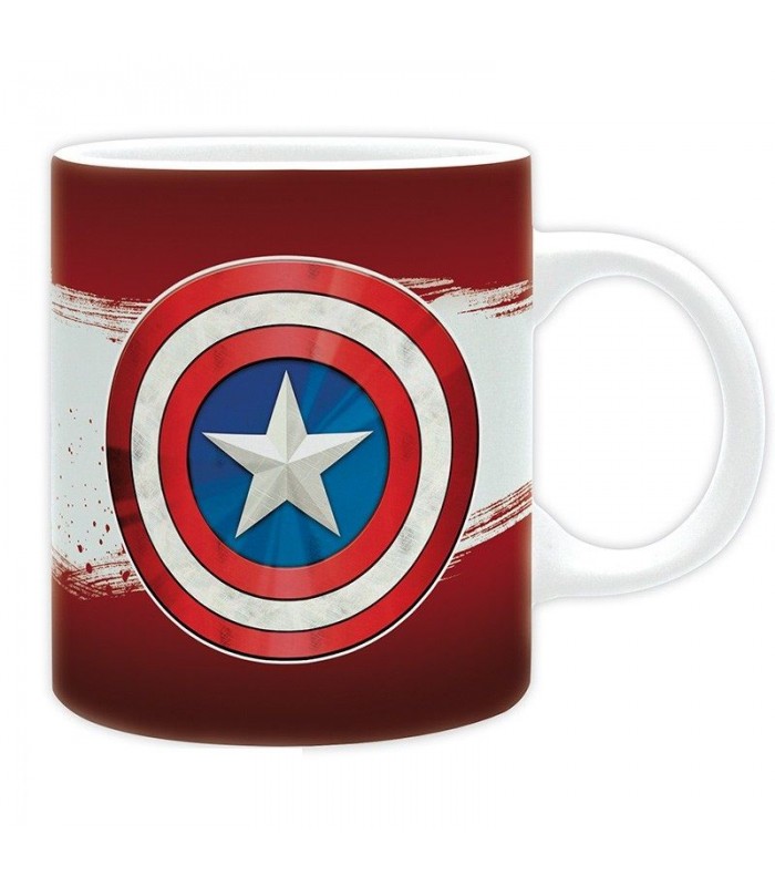 Taza escudo Capitán América - Los Vengadores