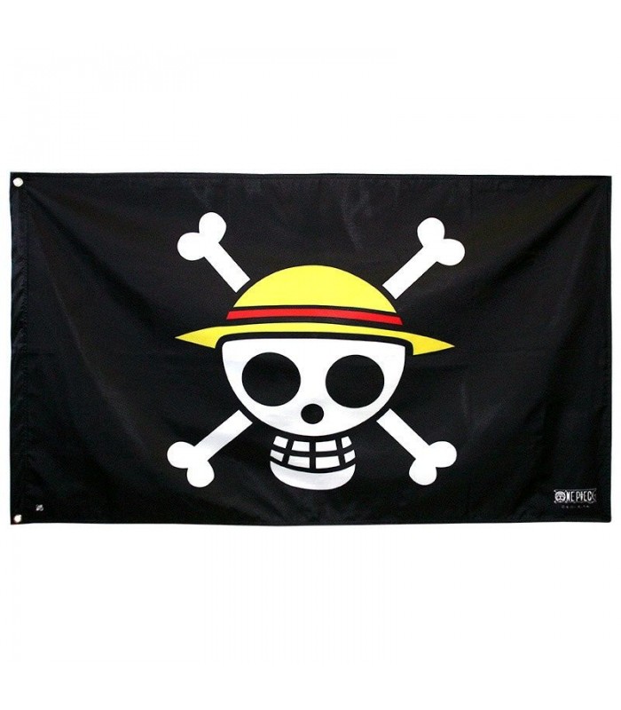 Bandera Jolly Rogers Sombrero de paja - One Piece