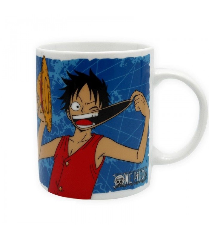 Taza Luffy y  JollyRoger Sombrero de paja - One Piece