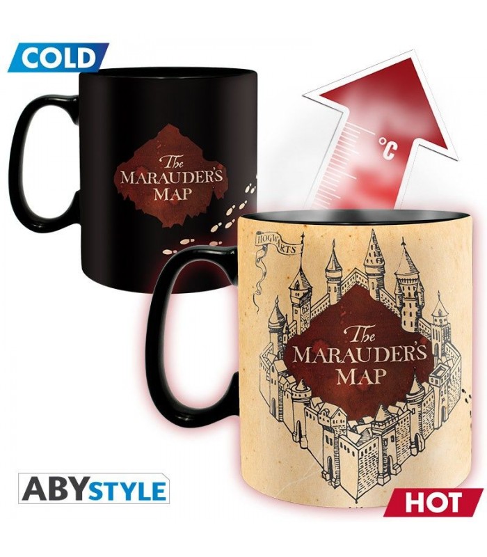 Taza térmica Mapa del merodeador - Harry Potter