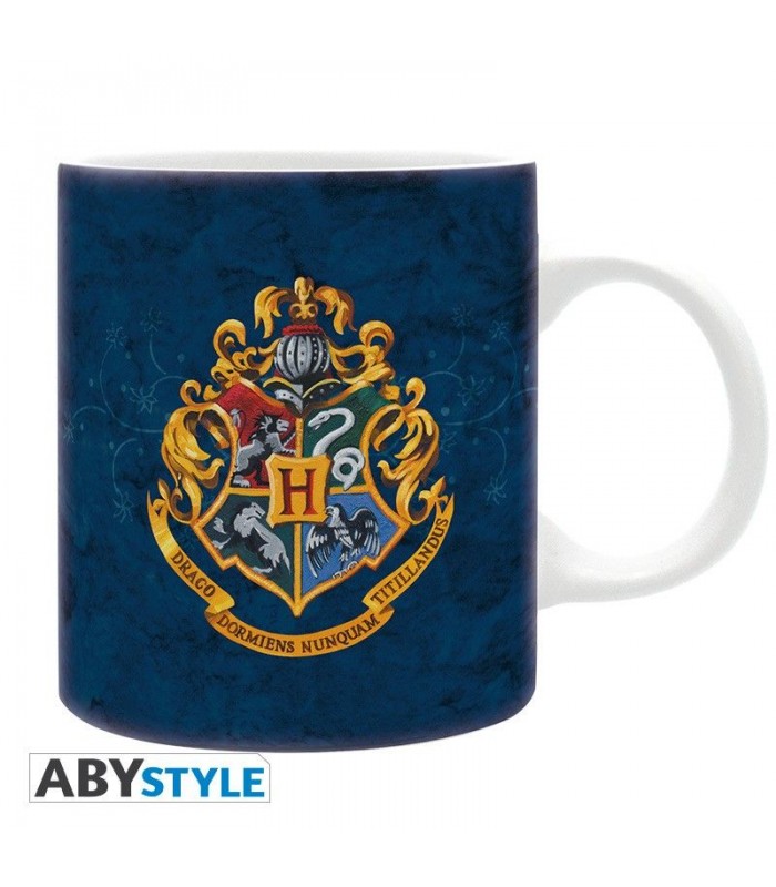 Taza azul Hogwarts - Harry Potter