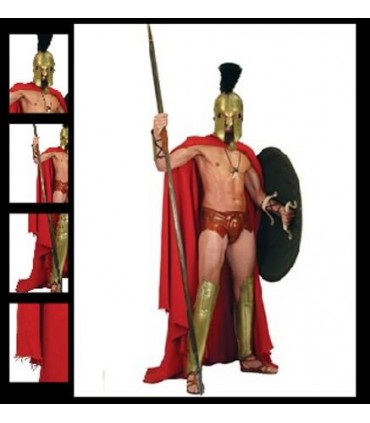 Capa de Leónidas de Esparta Replica Oficial Pelicula 300 M. E.