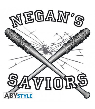 Camiseta blanca Negan's Saviors - The Walking Dead