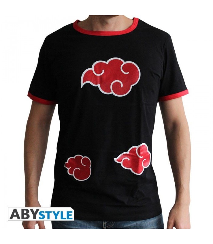 Camiseta negra Akatsuki - Naruto Shippuden