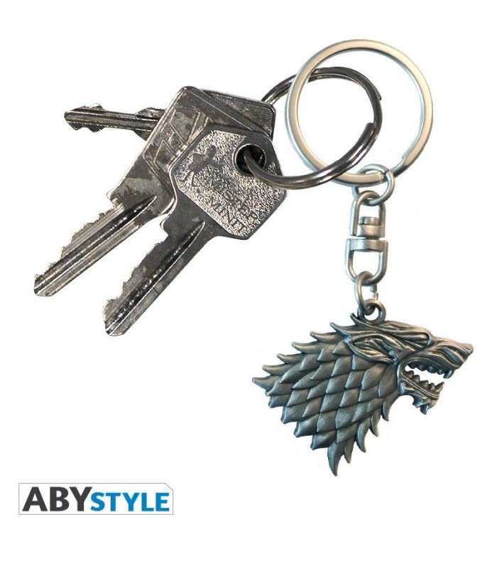 LLavero metálico en 3D Stark - Juego de Tronos