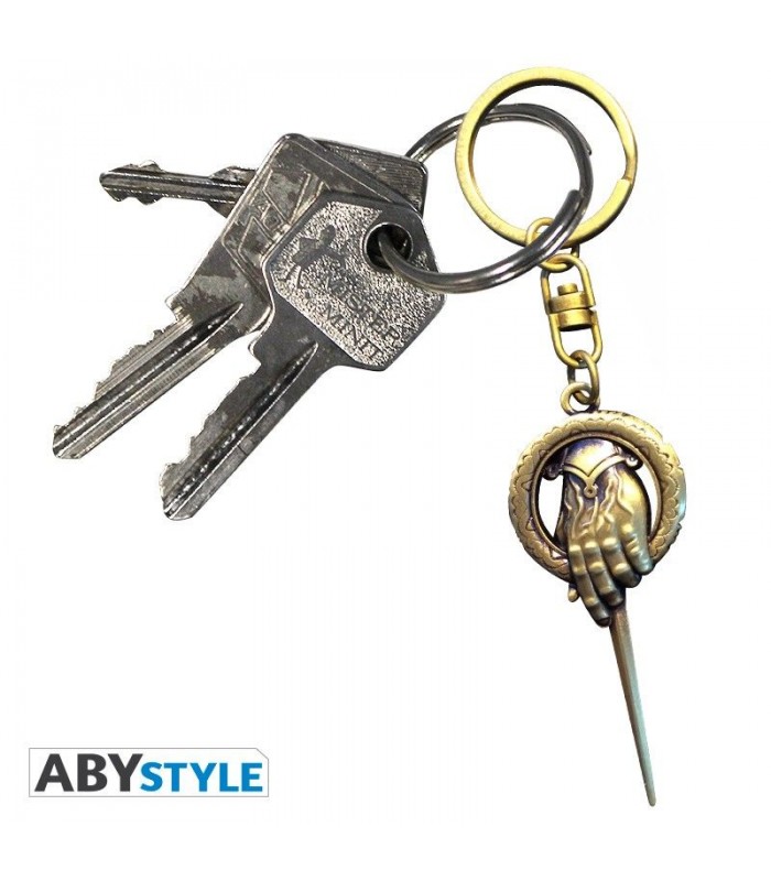 LLavero metálico en 3D Mano del Rey - Juego de Tronos