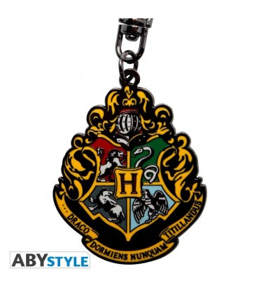 Llavero metálico Emblema de Hogwarts - Harry Potter