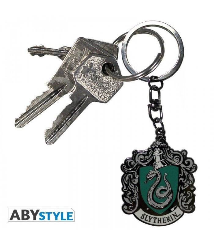 Llavero metálico Emblema de Slytherin - Harry Potter