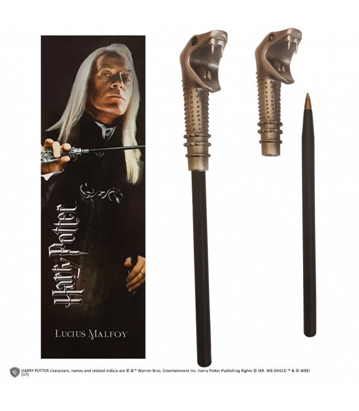 Set Punto de Libro y Bolígrafo Lucius Malfoy - Harry Potter