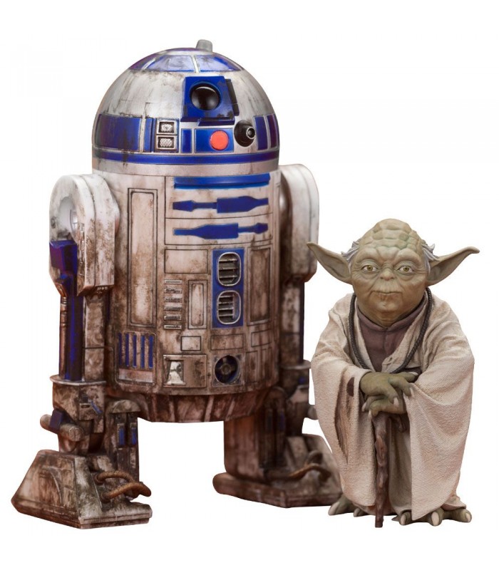 Pack de 3 figuras en escala 1/10 C-3PO & R2-D2 & BB-8 - Star Wars Episodio VII
