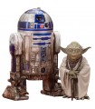 Pack de 2 figuras en escala 1/10  R2-D2 & Yoda - Star Wars Episodio V