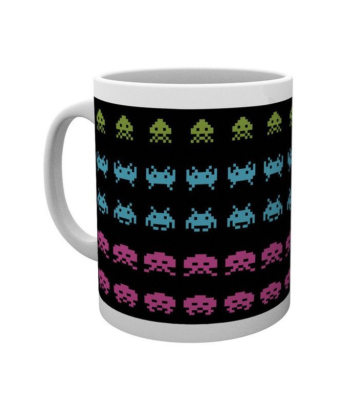 Taza de cerámica videojuegoSpace Invaders