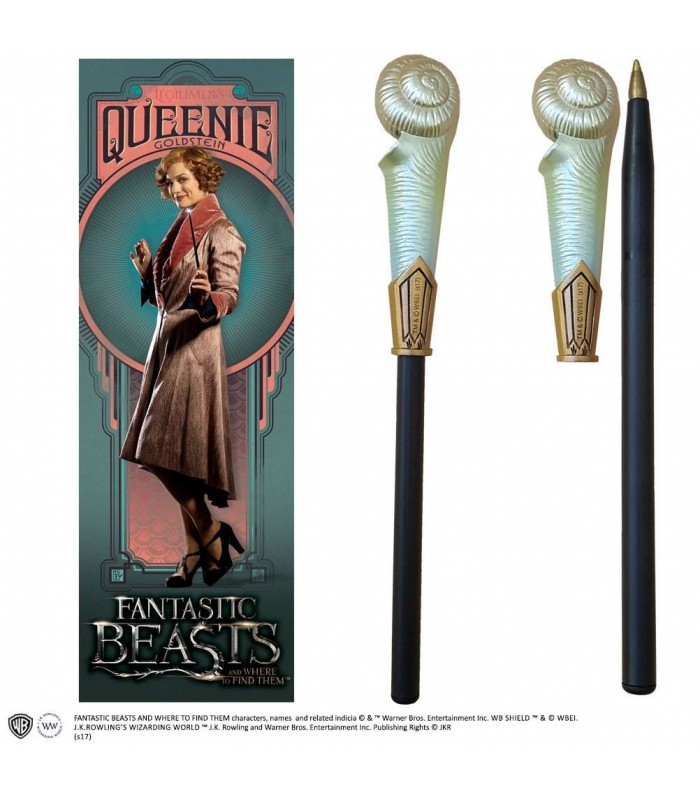 Bolígrafo con marcapáginas varita de Queenie Goldstein - Animales Fantásticos