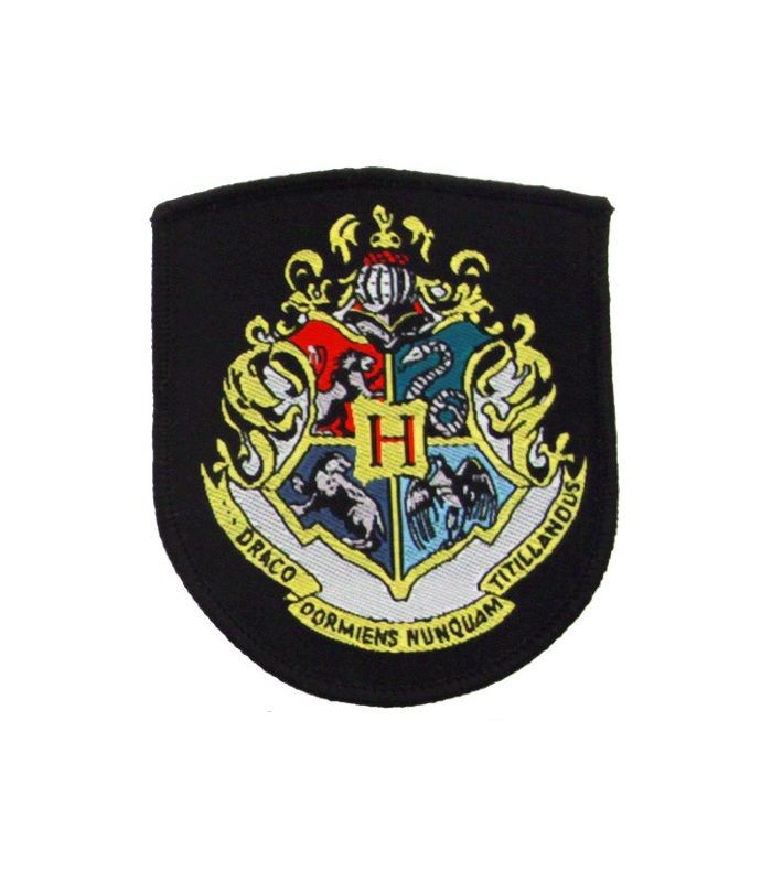 Escudo Tela Bordada Hogwarts - Harry Potter