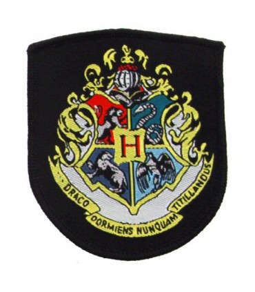Escudo Tela Bordada Hogwarts - Harry Potter