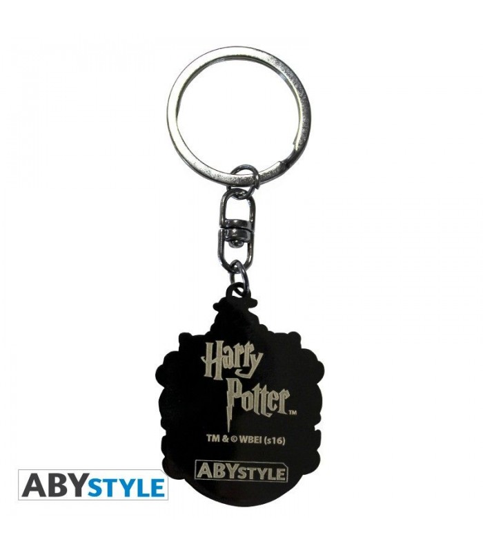 Llavero metálico Emblema de Hufflepuff - Harry Potter