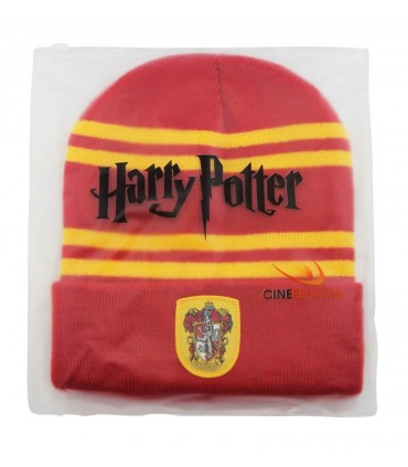 Gorro "beanie" Gryffindor  rojo-amarillo- Harry Potter
