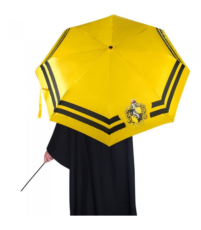 Paraguas plegable logo Hufflepuff - Harry Potter