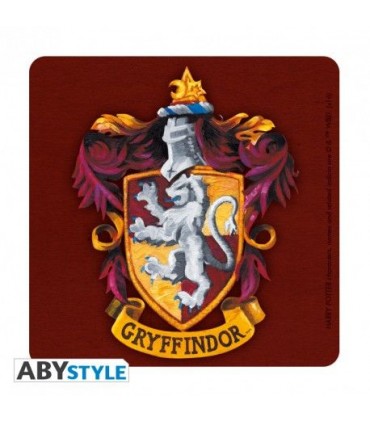 Pack de taza, vaso y posavasos de Gryffindor. Harry Potter