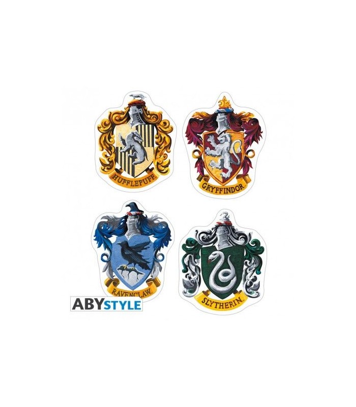 Pegatinas emblemas Hogwarts Harry Potter