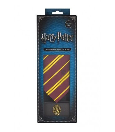 Set Deluxe de Corbata & Pin Gryffindor - Harry Potter