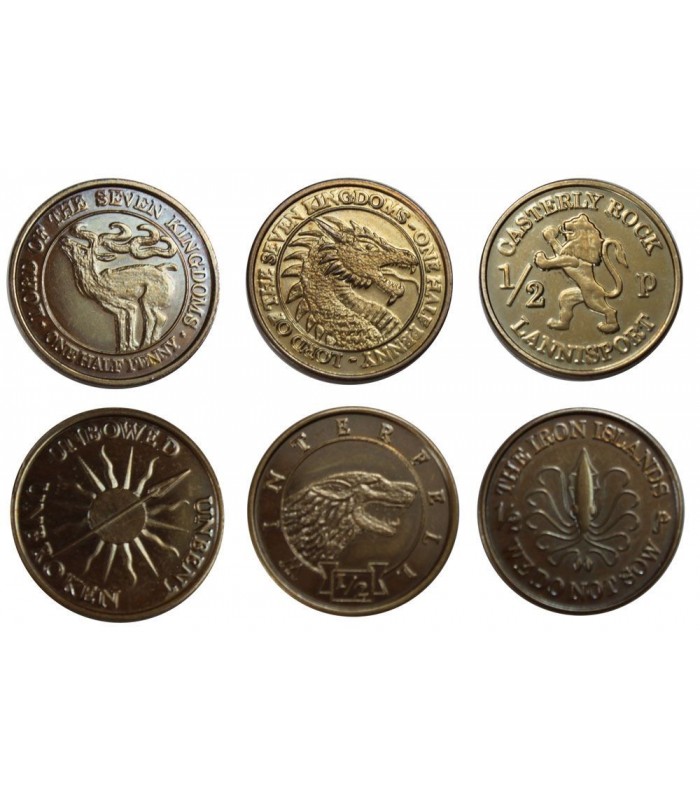 Monedas de las Casas - Juego de Tronos