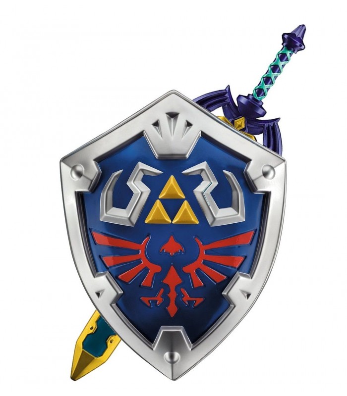 Escudo Legend of Zelda Skyward Sword Réplica Plástico Link´s Hylian Shield 48 cm