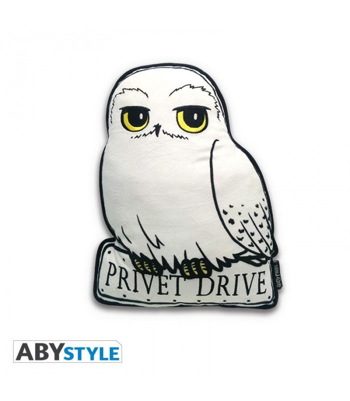 Cojín de peluche bordado Hedwig 35 cm - Harry Potter