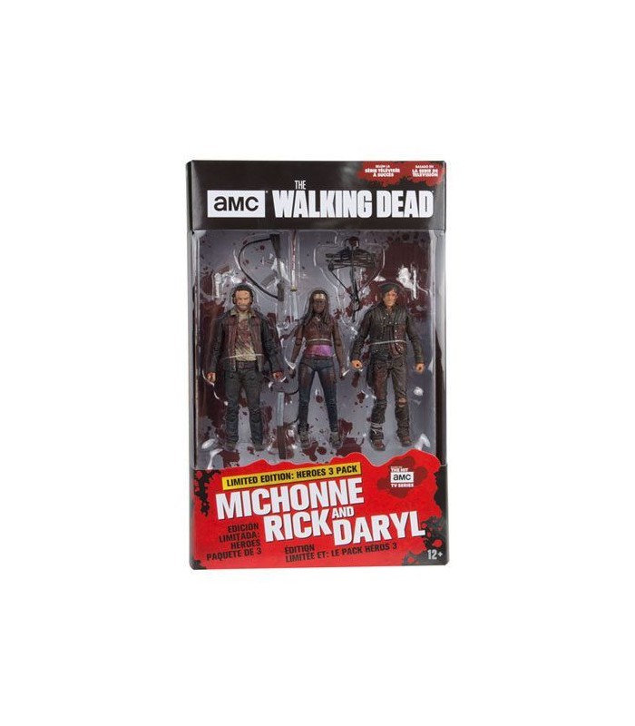 Figuras de acción 3 pack Héroes 13 cm - The Walking Dead