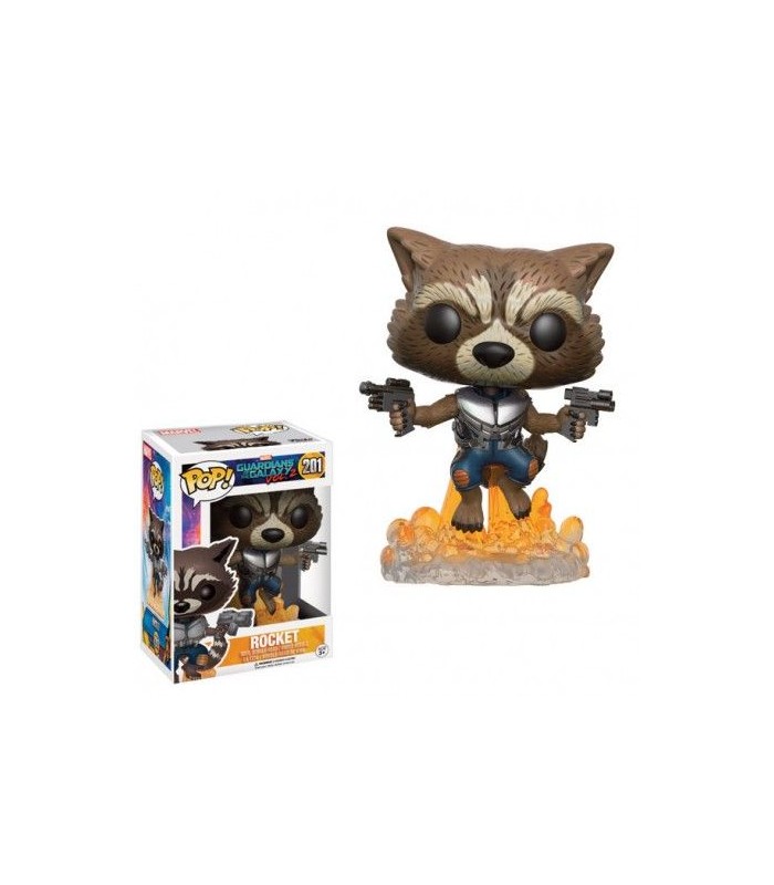 FUNKO POP! Rocket Raccoon Jetpack! 9 cm - Guardianes de la Galaxia 2
