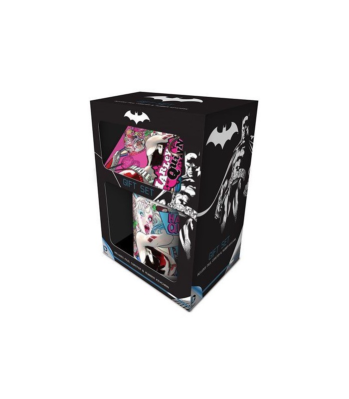 Pack Harley Quinn Taza, Llavero y Posavaso  - DC Comic