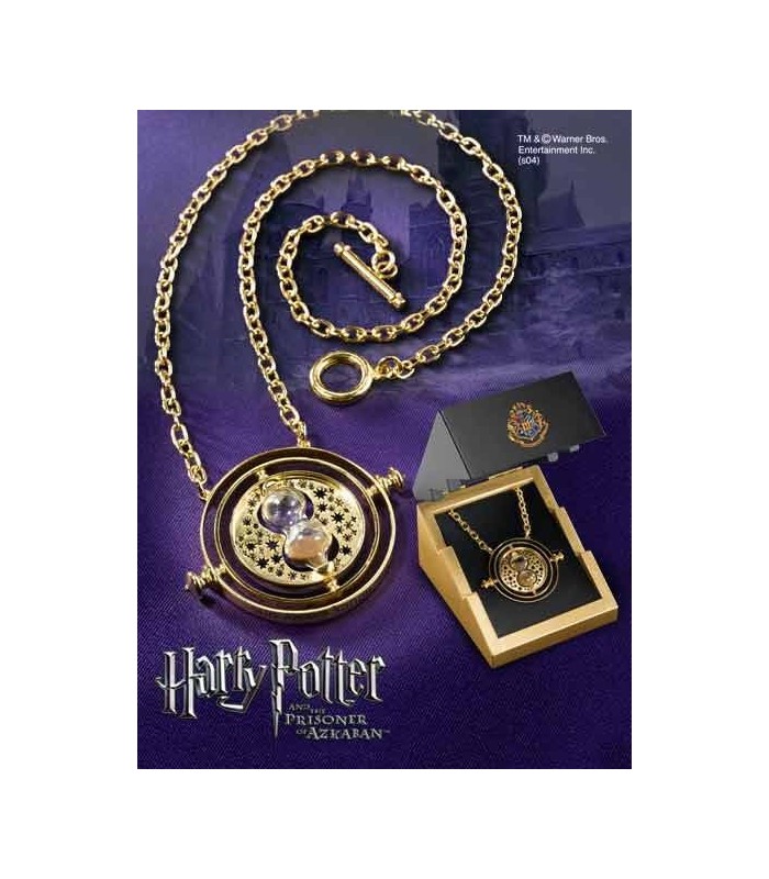 Giratiempos de Hermione (Plata chapada en Oro)