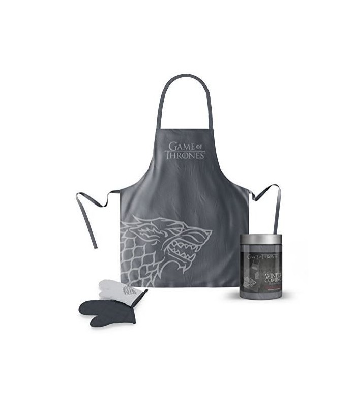 Delantal de cocina con manopla Stark - Juego de Tronos
