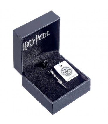 Colgante Lightning Bolt de plata y piedras Swarovksi  - Harry Potter