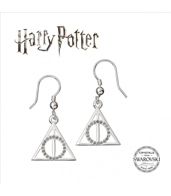 Pendientes Las Reliquias de la Muerte Swarovksi  - Harry Potter