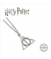 Collar con Colgante Las Reliquias de la Muerte cristal tallado - Harry Potter