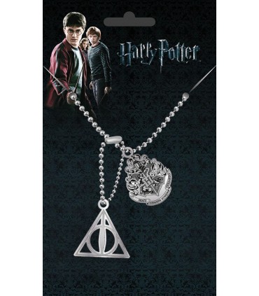 Chapas de Identificación Crest & Hallows - Harry Potter