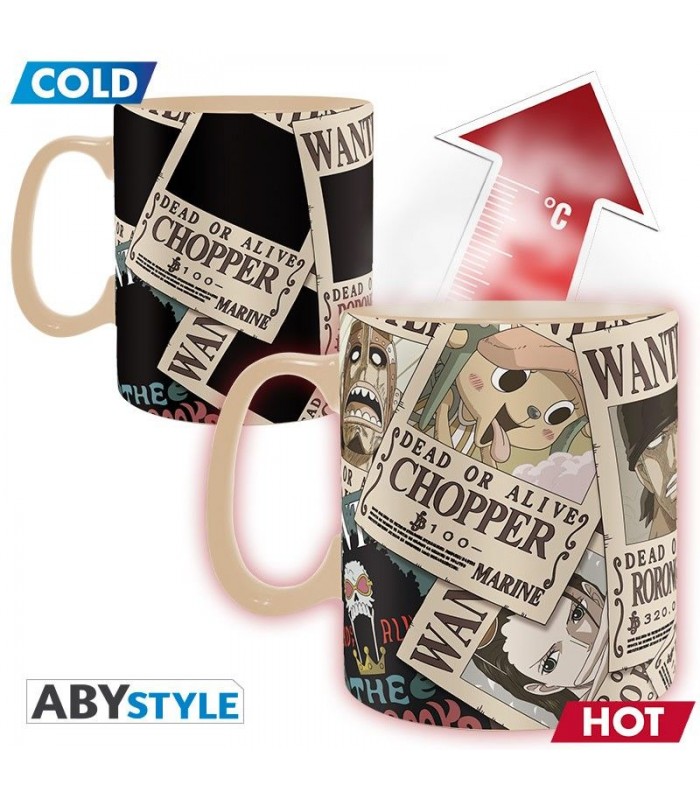 Taza térmica Wanted Luffy  - One Piece