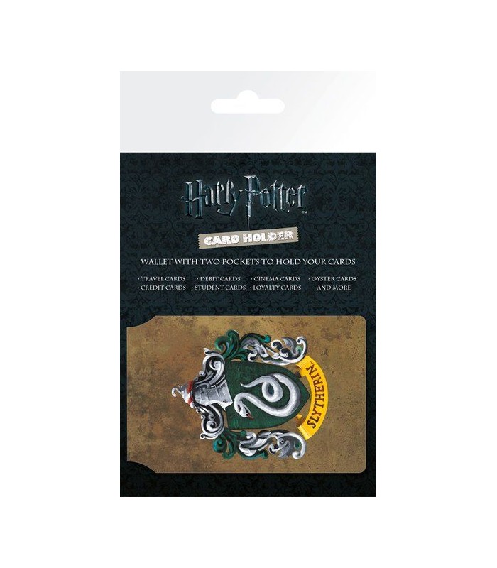 Tarjetero Slytherin- Harry Potter
