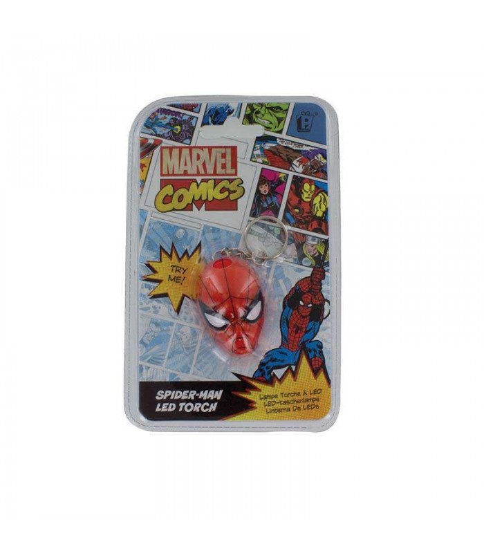 Llavero máscara con luz - Spider-Man