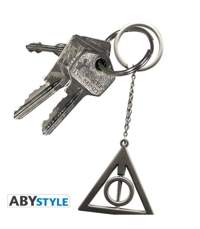 Llavero metálico Símbolo de Las Reliquias de La Muerte - Harry Potter