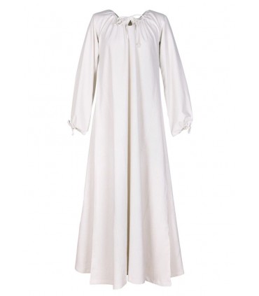Vestido medieval blanco